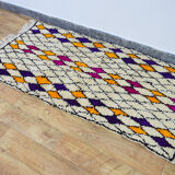 Tapis berbère losanges coloré 190 X 100 CM