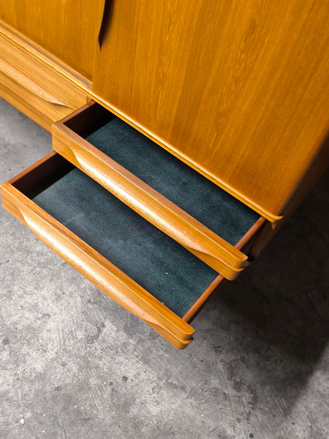 Vintage Scandinavian teak enfilade from the 1960s by Johannes Andersen.