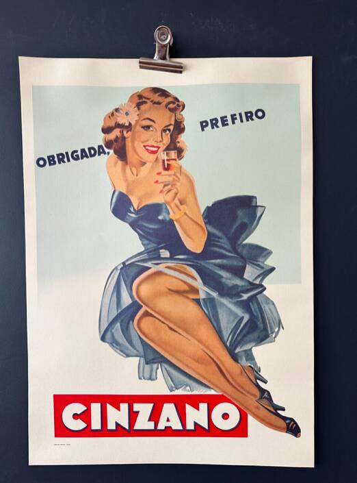 CINZANO Advertising Poster