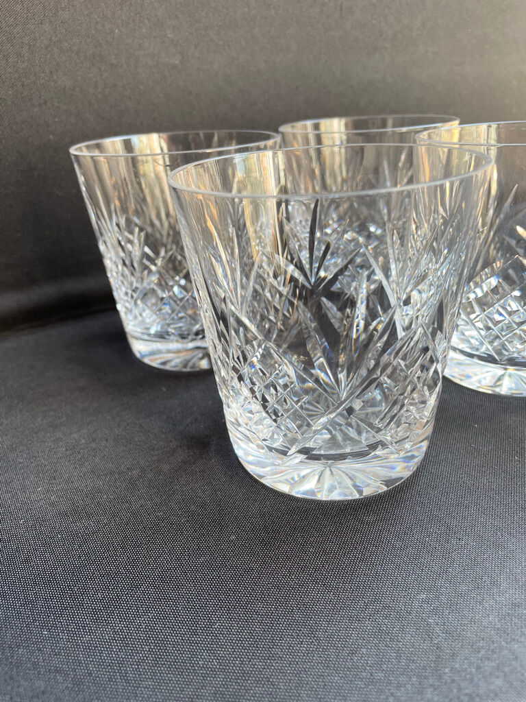 Whiskey glasses - hand-cut crystal