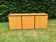 Vintage sycamore enfilade by Mario Sabot 1970