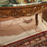pair of Louis XV style armchairs à la reine
