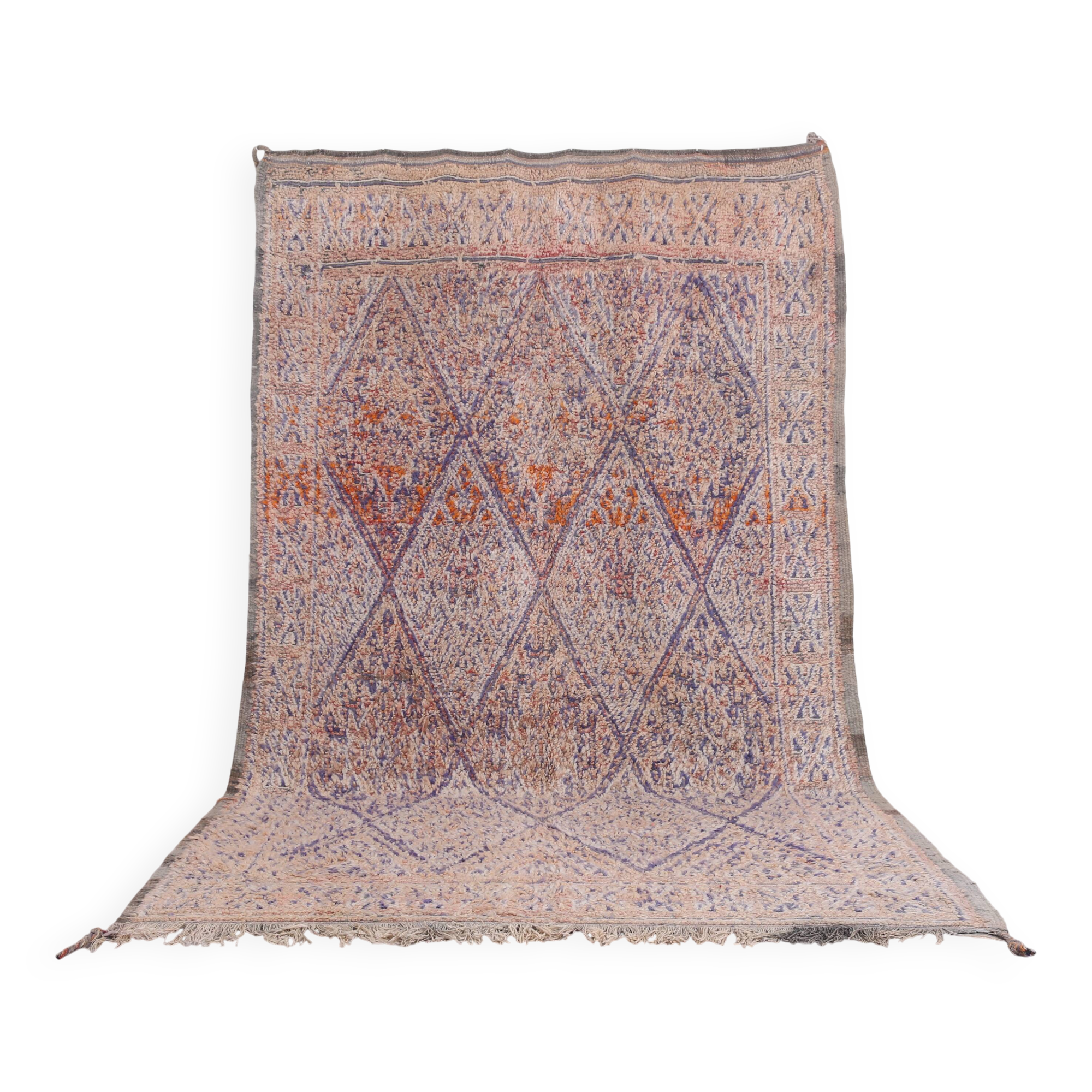 Vintage Moroccan Rug 199 x 327 cm - Moroccan rug - Berber Rug Handmade