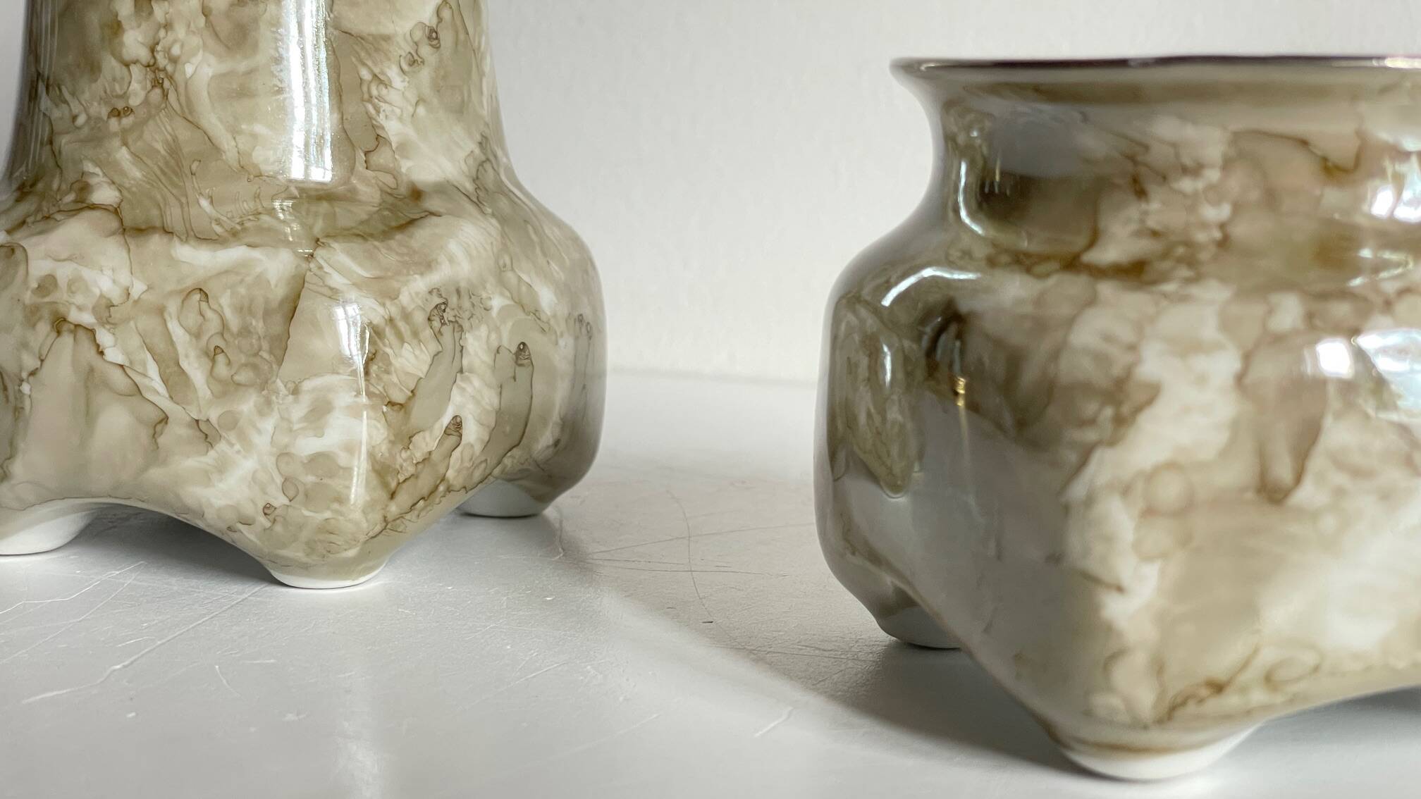 VASES Karolina Porcelaine Pologne ANNEES 70/80