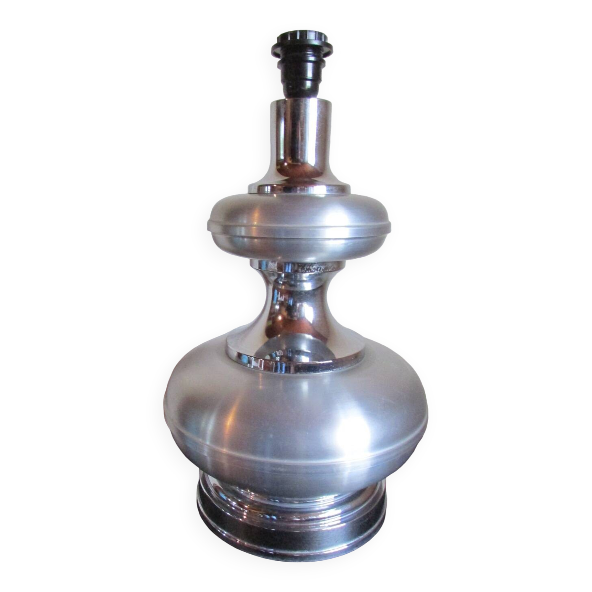 Living room lamp, High, aluminum and stainless steel