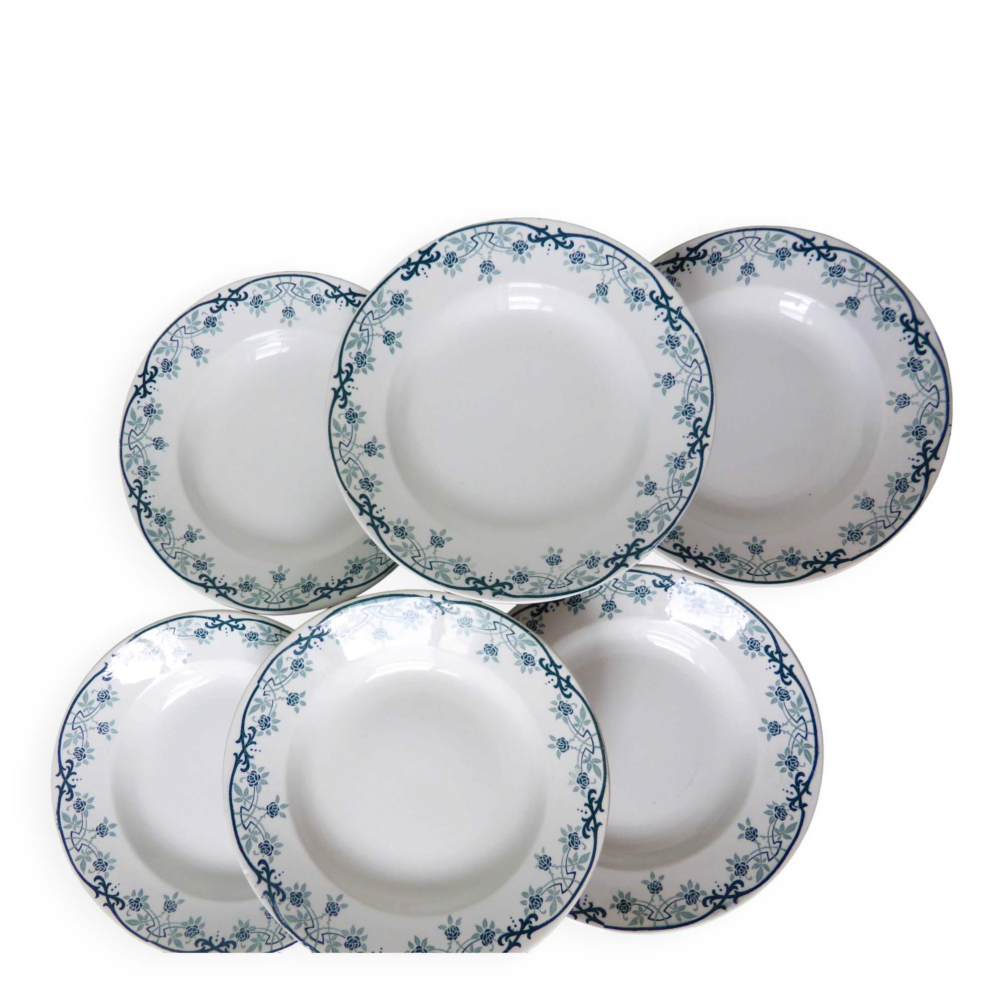 6 deep plates from St Amand and Hamage model Bleriot 2008153