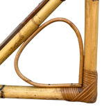 1970s rattan mirror France