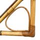 1970s rattan mirror France