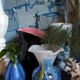 Vase glass paste of the glassmakers of Maure Vieil Mick and Bob Le Bleïs 80s