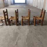 Set de 4 chaises vintages