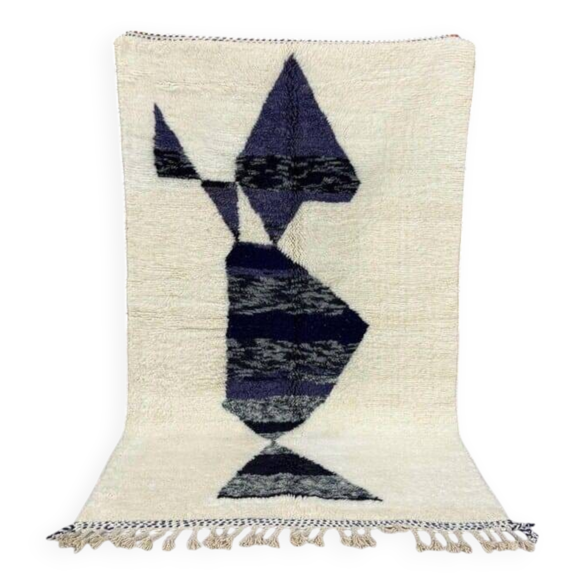 Beni Ouraine wool rug, size 150 x 250 cm