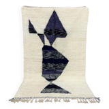 Beni Ouraine wool rug, size 150 x 250 cm