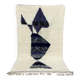 Beni Ouraine wool rug, size 150 x 250 cm