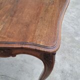 Louis XV style mid-style table in solid walnut