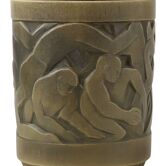 Ceramics signed Mougin Nancy