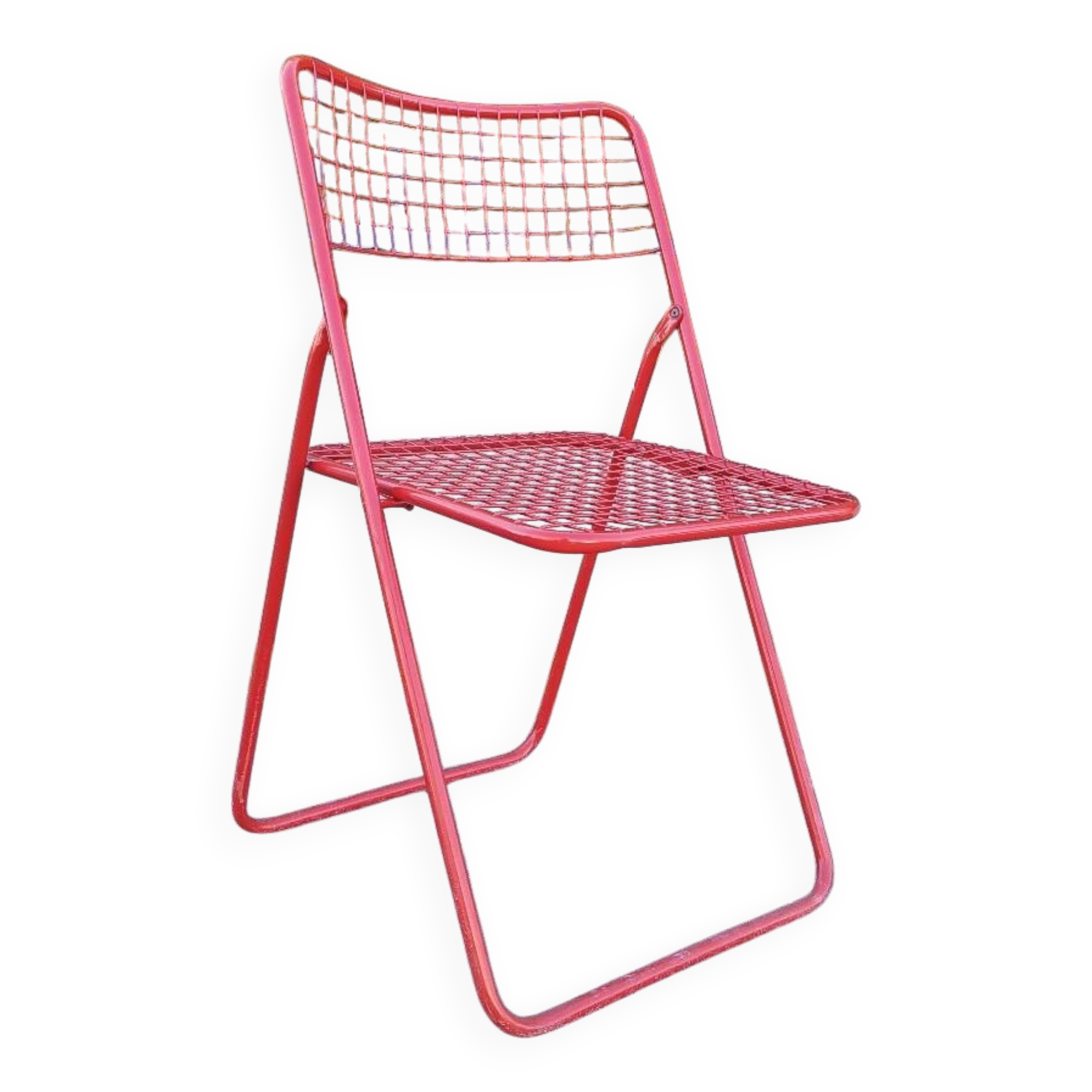 Chaises Vintage Pliantes “Ted Net” par Niels Gammelgaard, IKEA, 1980