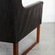Fauteuil à oreilles et repose-pieds vintage par Rudolf Glatzel pour Kill In