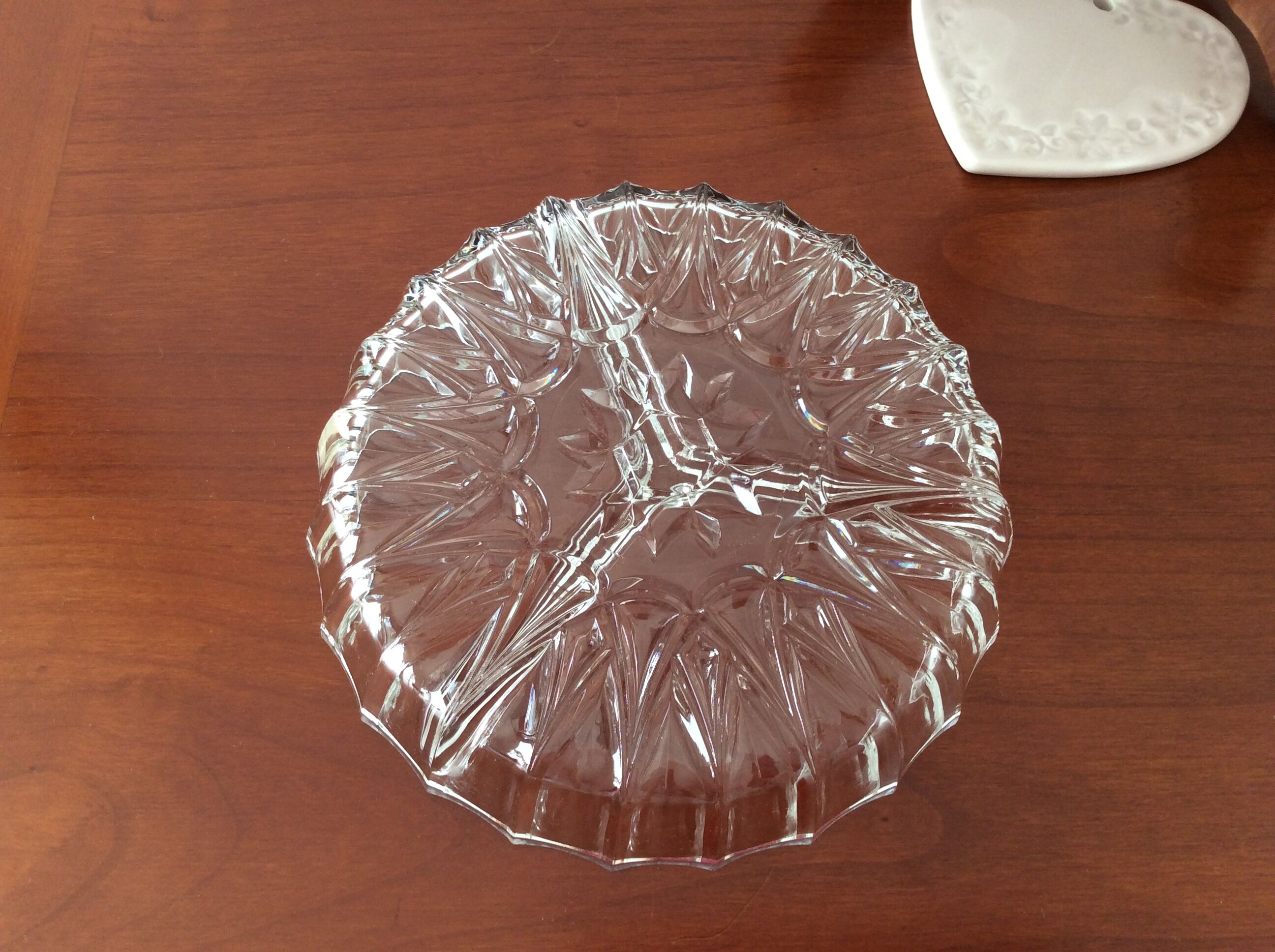 3-compartment glass dish VEROPA - Vintage