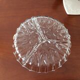 Plat à 3 compartiments verre Veropa vintage