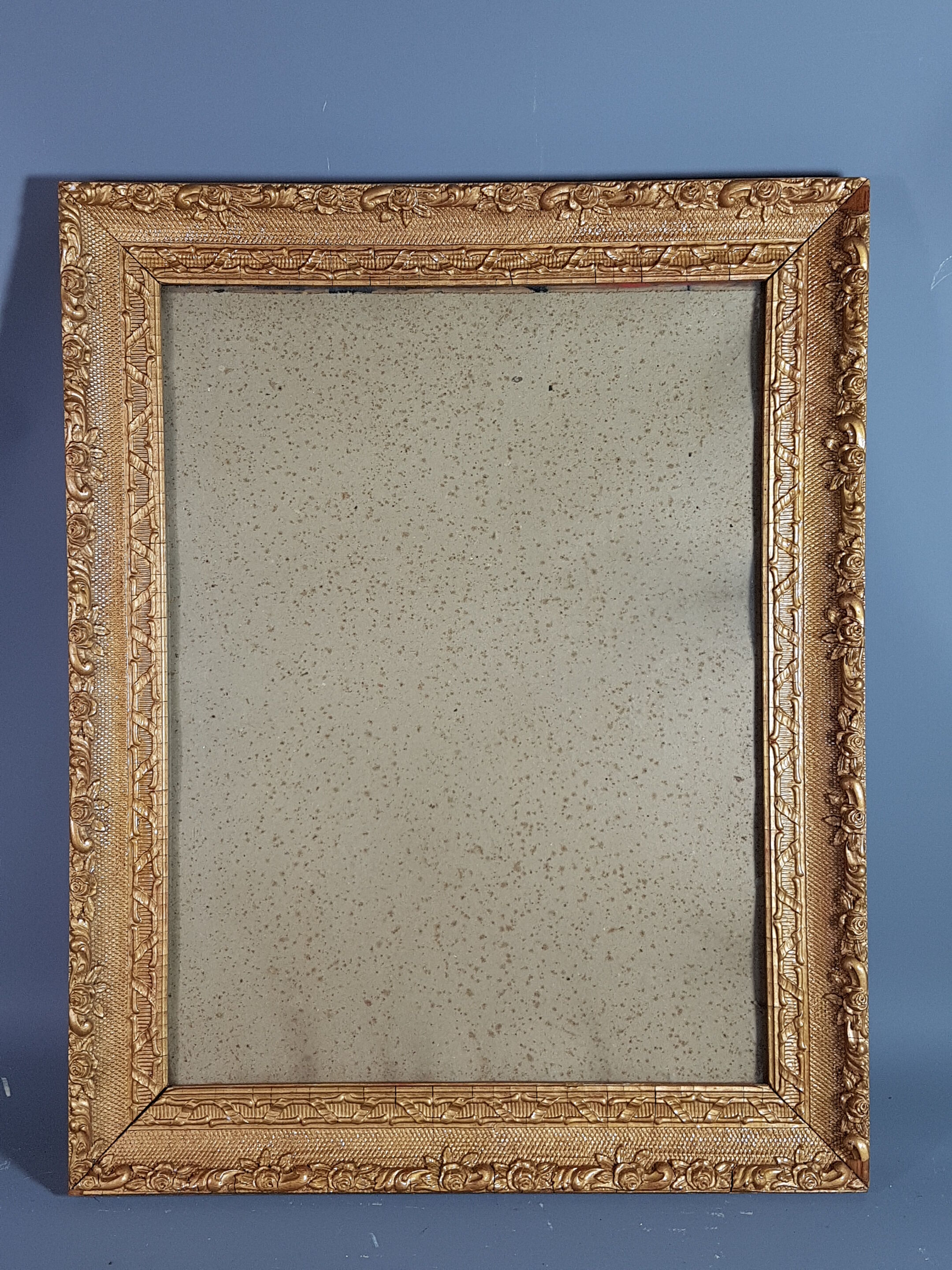 Old wood frame - gilded stucco 61x48.5 cm leafing 51.5x38.2 cm