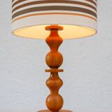 Grande lampe de table vintage en pin de Markslöjd, années 1970.