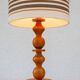 Large vintage pine table lamp from Markslöjd, 1970s