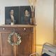 Duo portraits of a young couple painting on oil