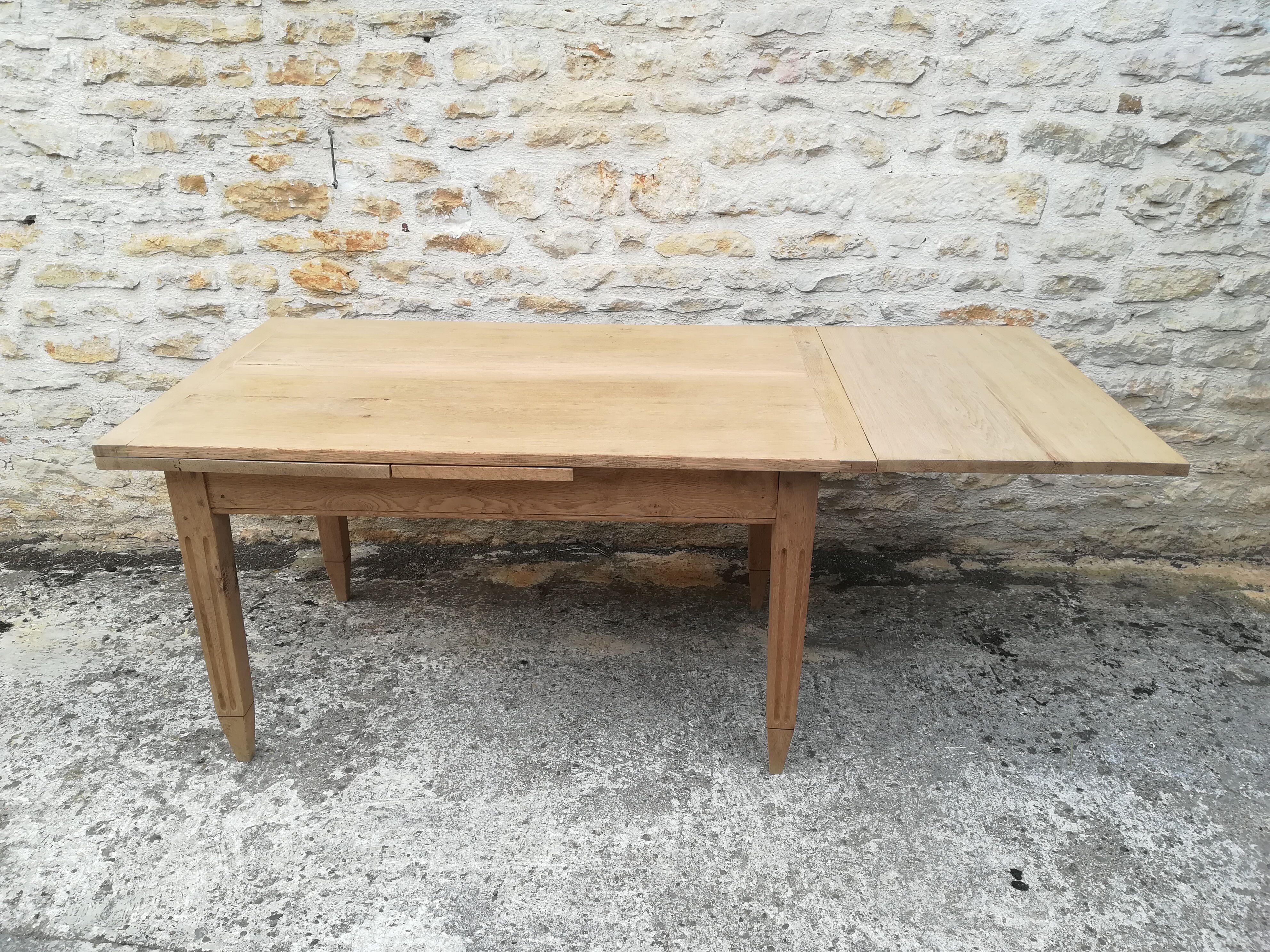 Oak farmhouse table