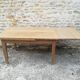 Oak farmhouse table