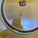 Sarreguemines serving and presentation dish with fruit motifs