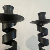 Chandeliers "cellar rats" in black metal kinfolk design
