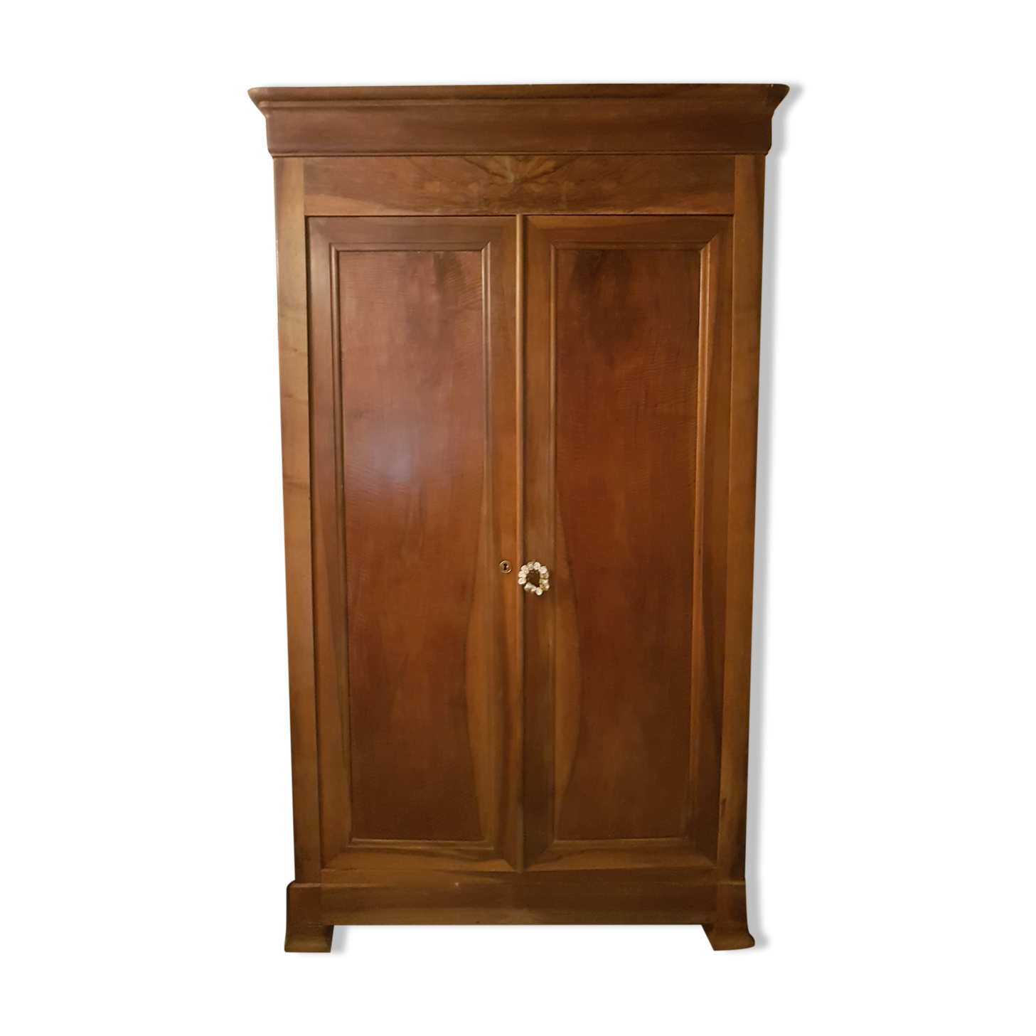 Old Louis Philippe walnut wardrobe