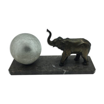 Bedside lamp art deco elephant .