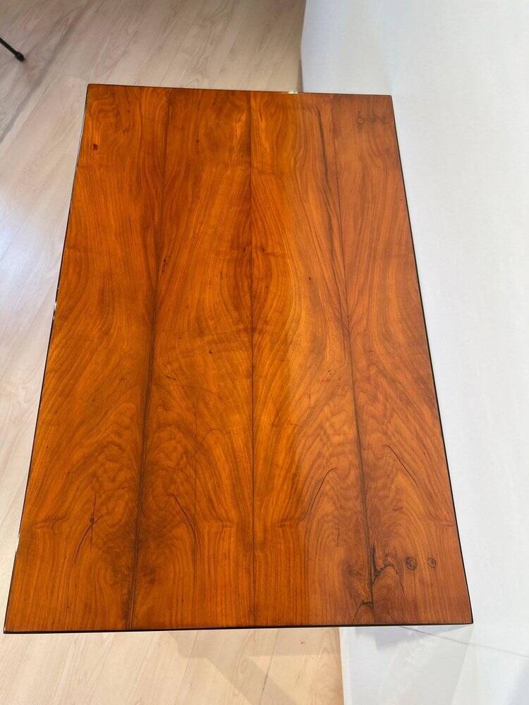 Biedermeier Console Table in Cherry Veneer, 1820