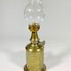 Pigeon L'Avenir style gasoline lamp in brass fully restored
