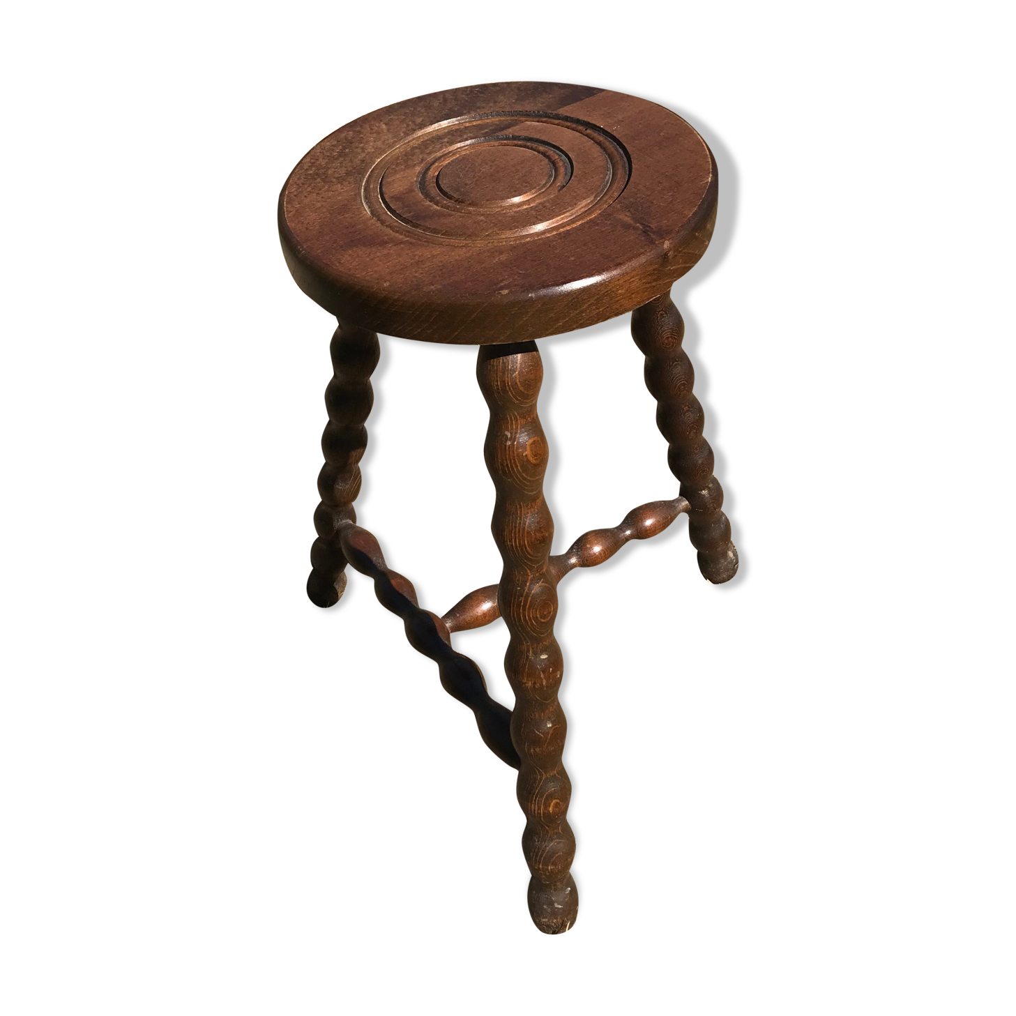 Vintage wooden stool