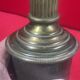 Large vintage brass and marble lamp base 41 cm socket height