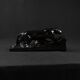 Black ceramic hunting panther from the Art Deco period, circa 1930