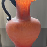 Vintage Scavo jug vase in Murano glass