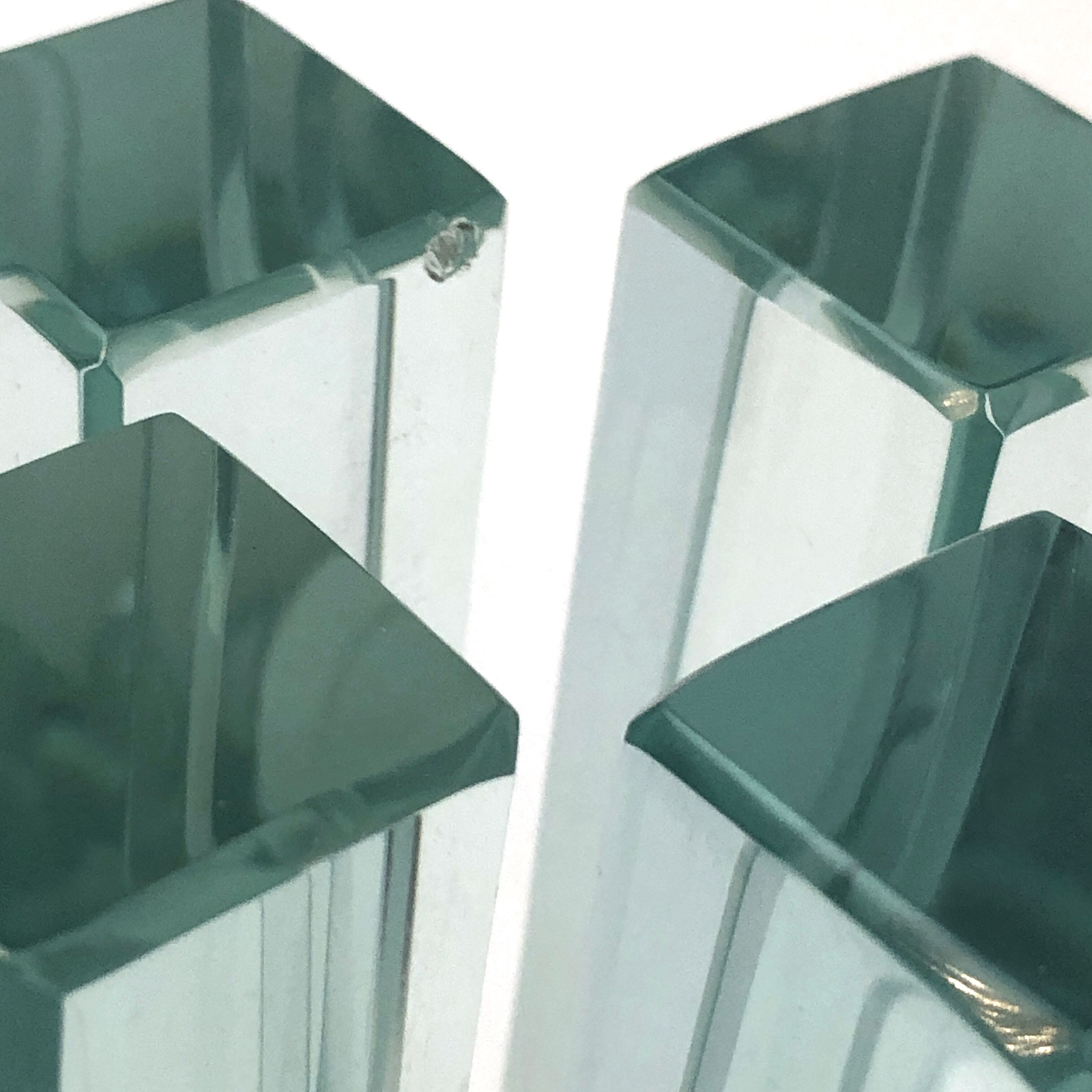 Gallotti e Radice, Vintage glass table lamp from 70s