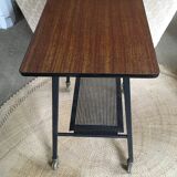 Roller side table