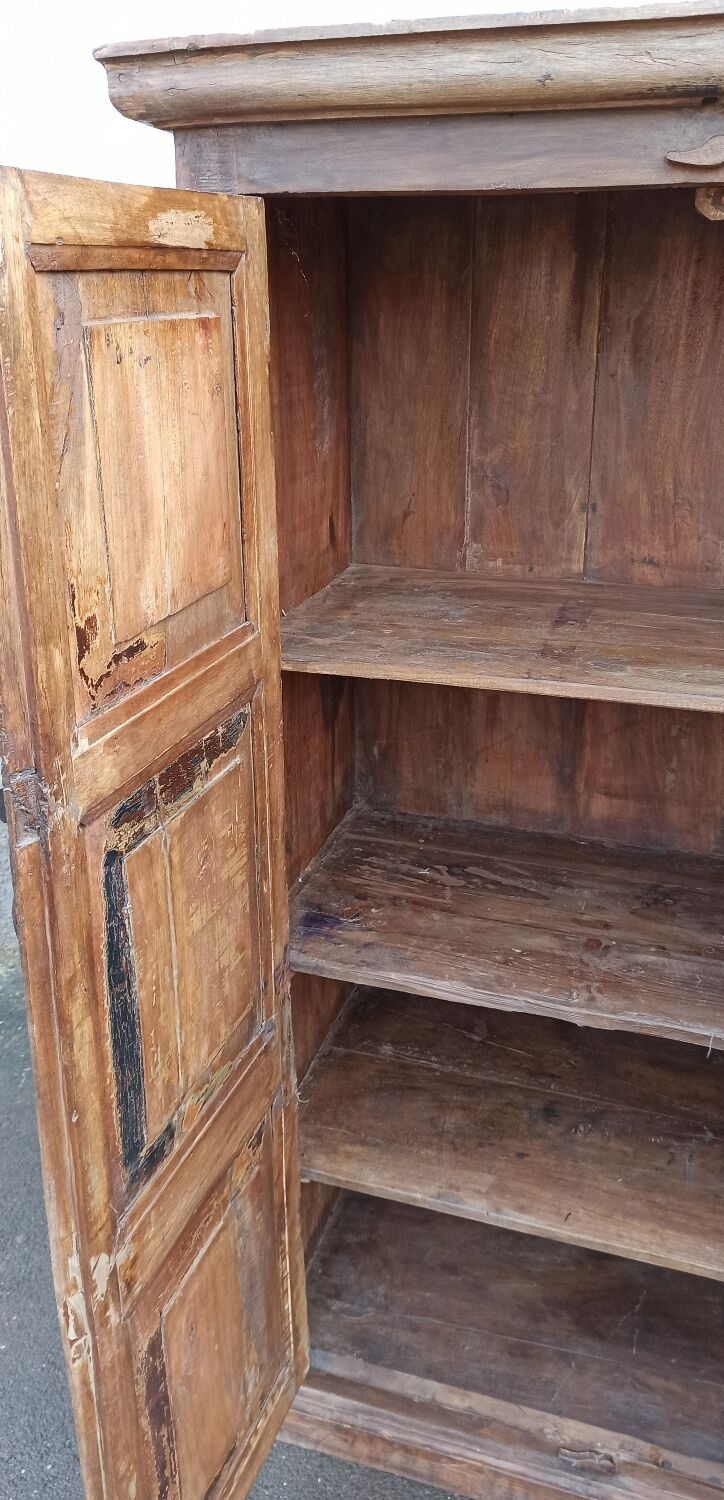 Old wooden wardrobe