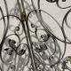 20th century wrought iron four-leaf partition