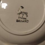 Lot - 7 soup plates - BADONVILLER earthenware - BAYARD model Numbered
