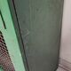 Wood workshop cabinet and mesh doors
