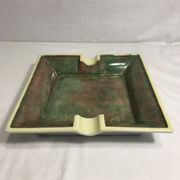 Old porcelain limoges stamp, signature sylvie 93 vintage ashtray