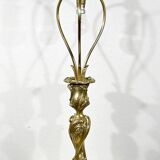 Lampe en Bronze Doré, Art Nouveau – Fin XIXe