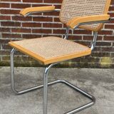 Cesca chair B64 with armrests by Marcel Breuer Design