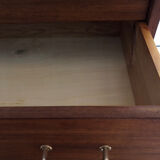 Scandinavian vintage chest of drawers, compass feet