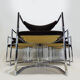 Set de 6 chaises italiennes attribuées à Milo Baughman